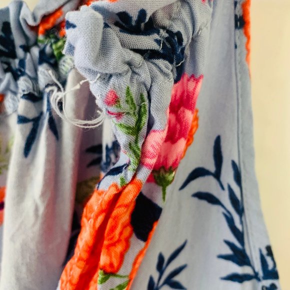 Boohoo Floral High Neck Lace Maxi Dress W/Slit - Picture 7 of 8